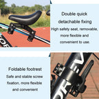 Bicycle Front Mounted Child Seat Kit Mountain Bike Baby Safety Seat, 3pcs /Set