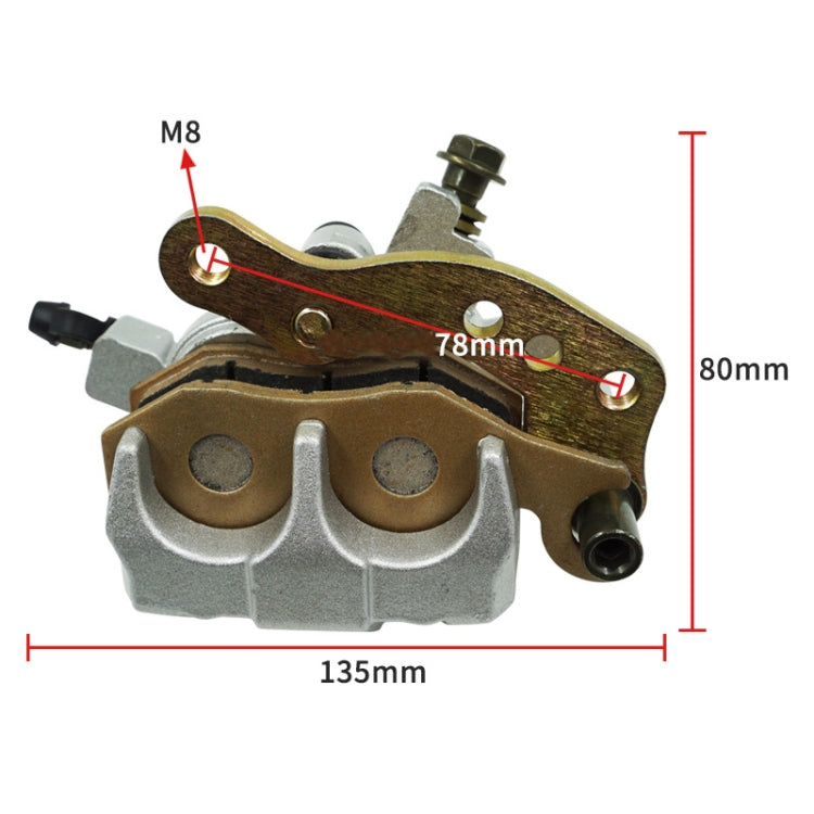 For Kawasaki Lower Pump Disc Brake Assembly, Left, Right