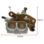 For Kawasaki Lower Pump Disc Brake Assembly, Left, Right