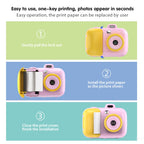 2.4-Inch Smart Digital Kids Thermal Printing Camera With Printing Paper, 503J Pink Fixed Focus, 503J Blue Fixed Focus, 503AF Pink Focus, 503AF Blue Focus