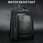 Bopai 61-51011 Large-Capacity Waterproof Business Laptop Backpack With USB+Type-C Port, 61-51011