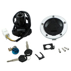 For Kawasaki ZX-6R/Z1000 Lock Ignition Fuel Tank Cap Set