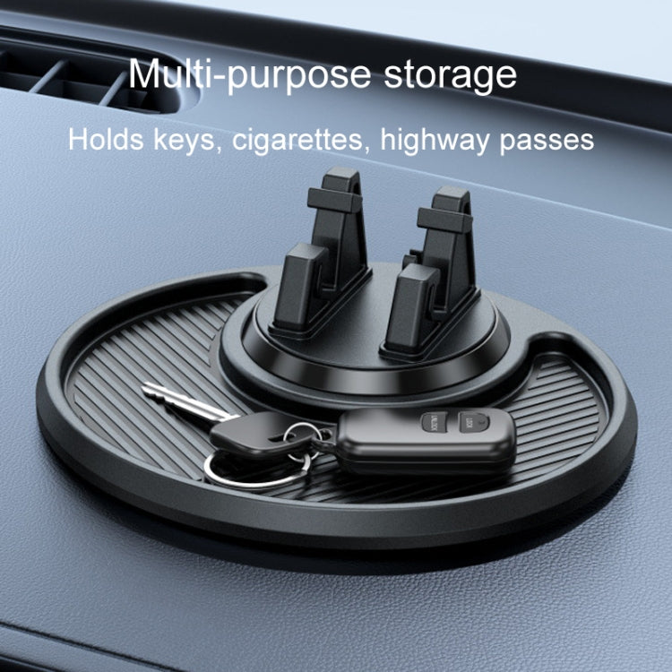Car Dashboard Navigation Phone Holder Multifunctional Non-Slip Storage Bracket