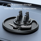 Car Dashboard Navigation Phone Holder Multifunctional Non-Slip Storage Bracket