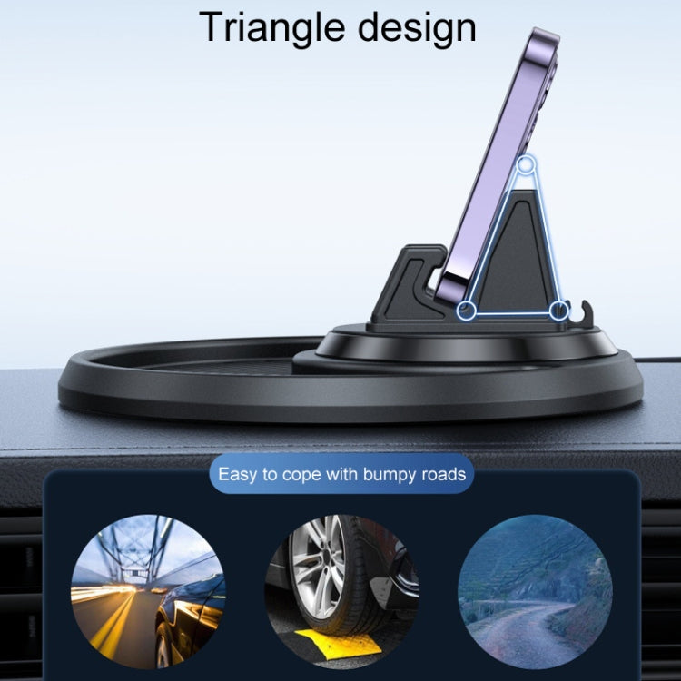 Car Dashboard Navigation Phone Holder Multifunctional Non-Slip Storage Bracket