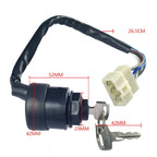 For Kawasaki ATV/UTV Starter Power Ignition Switch Key Lock