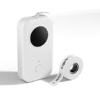 Phomemo D30 Thermal Label Printer Portable Bluetooth Mini Label Maker Machine, With 1 Roll Paper White, With 1 Roll Paper Black, With 1 Roll Paper Gray, With 3 Rolls Paper White, With 3 Rolls Paper Pink, With 3 Rolls Paper Green, With 5 Rolls Paper Whi...