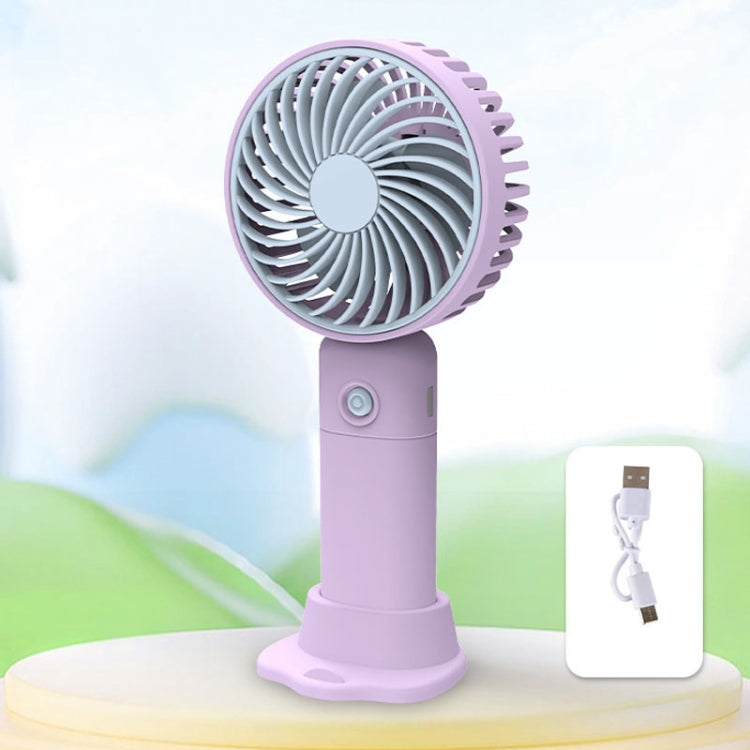 Desktop USB Charging Small Fan Portable Cell Phone Holder Handheld Fan