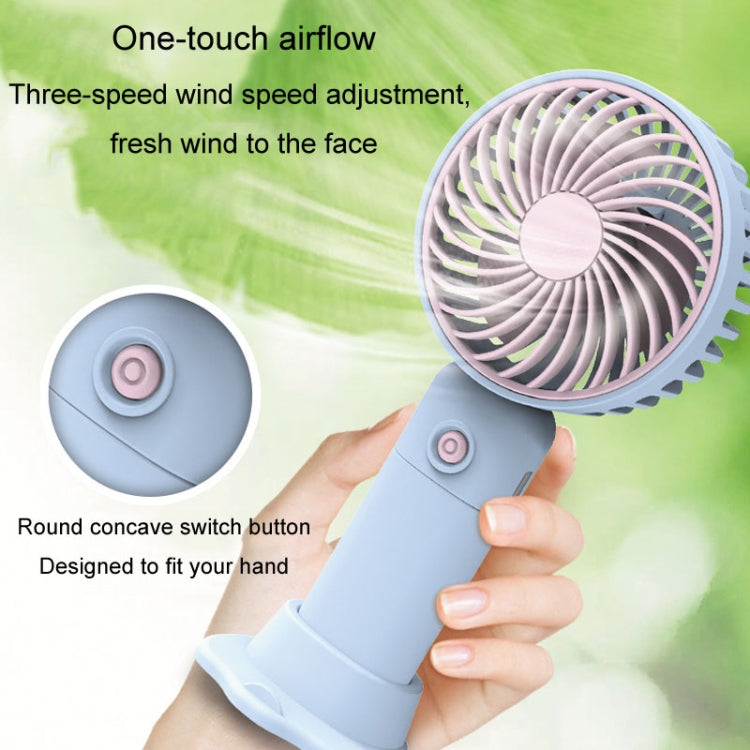 Desktop USB Charging Small Fan Portable Cell Phone Holder Handheld Fan