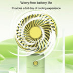 Desktop USB Charging Small Fan Portable Cell Phone Holder Handheld Fan