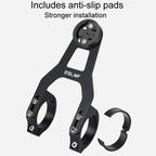 ESLNF Mountain Bike Yardstick Stand Lights Base Outdoor Riding Stainless Steel Stand, Stand