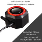 Bicycle Smart Taillight Anti-theft Alarm Brake Warning Light, WL03C Remote Control, WL03C Set + Silicone Remote Control, WL09C Remote Control