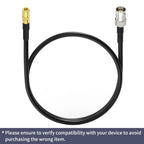 BNC Female To SMB Male RG174 Coaxial Cable, 10cm, 15cm, 20cm, 30cm