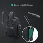 Bopai 61-53111 Large-capacity Waterproof Business Laptop Backpack With USB+Type-C Port, 61-53111