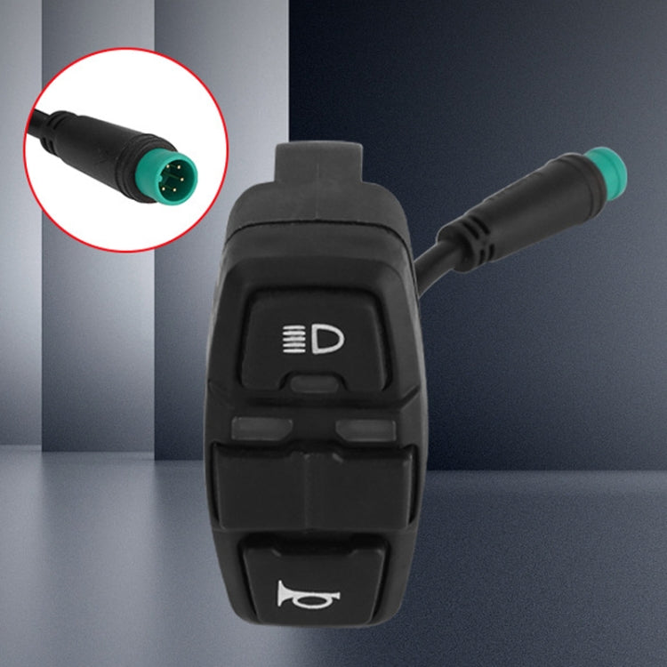 For KUGOO M5 AIMITE Electrical Scooter Horn Headlight Steering Control Three Function Switch