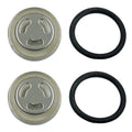 2pairs Motorcycle Electric Vnehicle Disc Brake Upper Pump Oil Mirror, 12mm