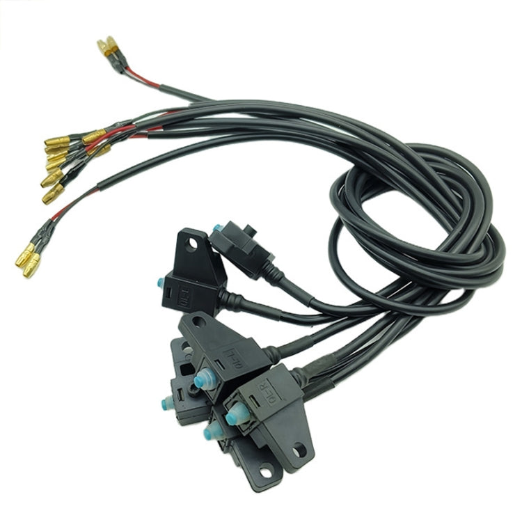 Motorcycle Electric Vehicle Brake Power-Off Switch Scooter Front Rear Disc Brake Switch With Wire, Left, Right