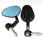Motorcycle Aluminum Alloy Foldable Rearview Mirror