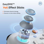 EasySMX X05 Wireless Gamepad Hall RGB Effect Controller For PC / Phone / Switch / Steam Deck, Green, White