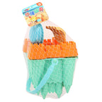 13pcs /Set Outdoor Castle Beach Toy Bucket Child Play House Cartoon Play Sand Dredging Tool