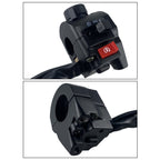 For QJ Storm Taizi 150 Motorcycle Left And Right Handlebar Switch Assembly, Black, Silver