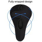 ESLNF Mountain Bike Saddle Cover Cycling Shock Absorbing Saddle Gear, Round Logo, Honeycomb