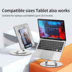 Aluminum Alloy Laptop Stand Notebook Riser with 360 Degree Rotating Base,, s11