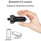 Car Bluetooth Fast Charger Receiver Auto One To Two Charger Cigarette Lighter, S-10