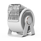 F7 Snail-shaped Desktop Mini Portable Bladeless Air Circulation Fan, F7 (White), F7 (Blue)