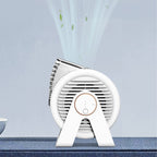 F7 Snail-shaped Desktop Mini Portable Bladeless Air Circulation Fan, F7 (White), F7 (Blue)