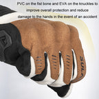 SULAITE Motorcycle Riding Breathable Conductive Touch Screen Full Finger Gloves, M, L, XL, XXL