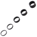 Bicycle Carbon Fiber Gasket Fork Bowl Set Handlebar Pad 3/5/10/15/20mm, 5pcs /Set