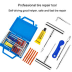 Car Tire Repair Tool Set Motorcycle Vacuum Tire Emergency Fast Repair Toolkit, 8 In 1, 7 In 1, 6 In 1