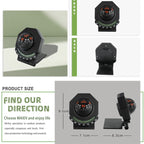 2 In 1 Car Compass With Slope Gauge Foldable High Precision Guide Ball, LC452
