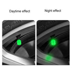 5packs Luminous Car Motorcycle Tire Valves, Green, Yellow, Blue, Pink, Red, Orange