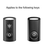 For YAMAHA NMAX155/XMAX300/Aerox/Jauns Hallmo Motorcycle Key Cover, 1 Key Brown Hollowed, 1 Key Blue Hollowed, 1 Key Black Hollowed, 2 Key Brown Not Hollowed, 2 Key Blue Not Hollowed, 2 Key Black Not Hollowed