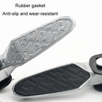 Electric Motorcycle Folding Foot Pegs Modification Pedal Pad Footrests, All Aluminum, With Anti-slip Pad