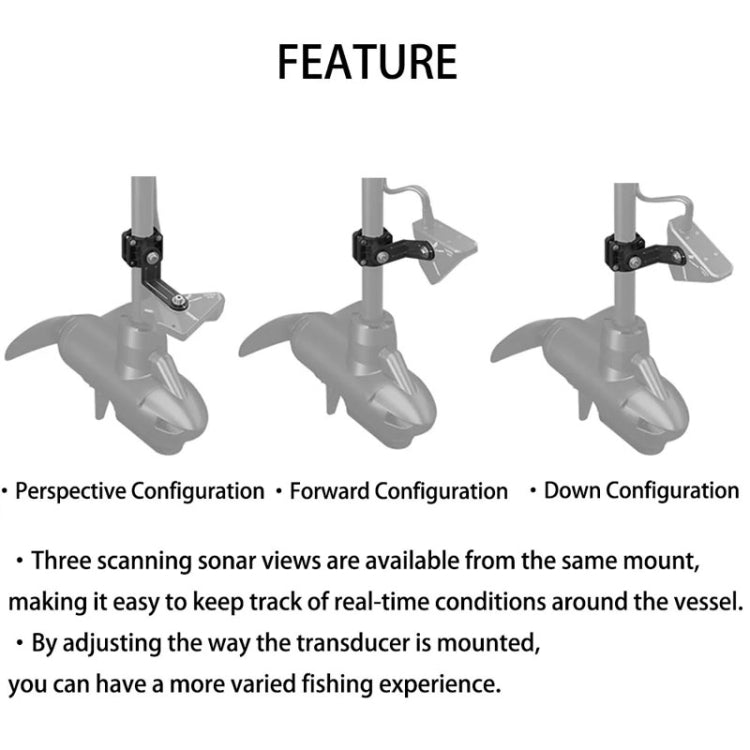 For Panoptix Livescope LVS32 Perspective Mode Transducer Bracket, 010-12676-15, 010-12970-00