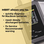 For MacBook Models From 2009-2022 MBRT Lite Battery Repair Box