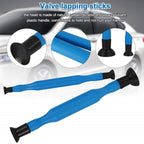 2pcs /Set Manual Valve Suction Cup Grinder Auto Repair Tool, Blue, Yellow