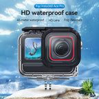 For Insta360 Ace Pro Camera TELESIN 45m Waterproof Case Underwater Diving Housing Cover, Waterproof Case