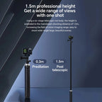 TELESIN 360 Degree Rotation 1.5m Selfie Stick Foldable Tripod for DJI, Insta360, GoPro and Other Action Cameras, S1-TSS-01