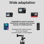 TELESIN 360 Degree Rotation 1.5m Selfie Stick Foldable Tripod for DJI, Insta360, GoPro and Other Action Cameras, S1-TSS-01