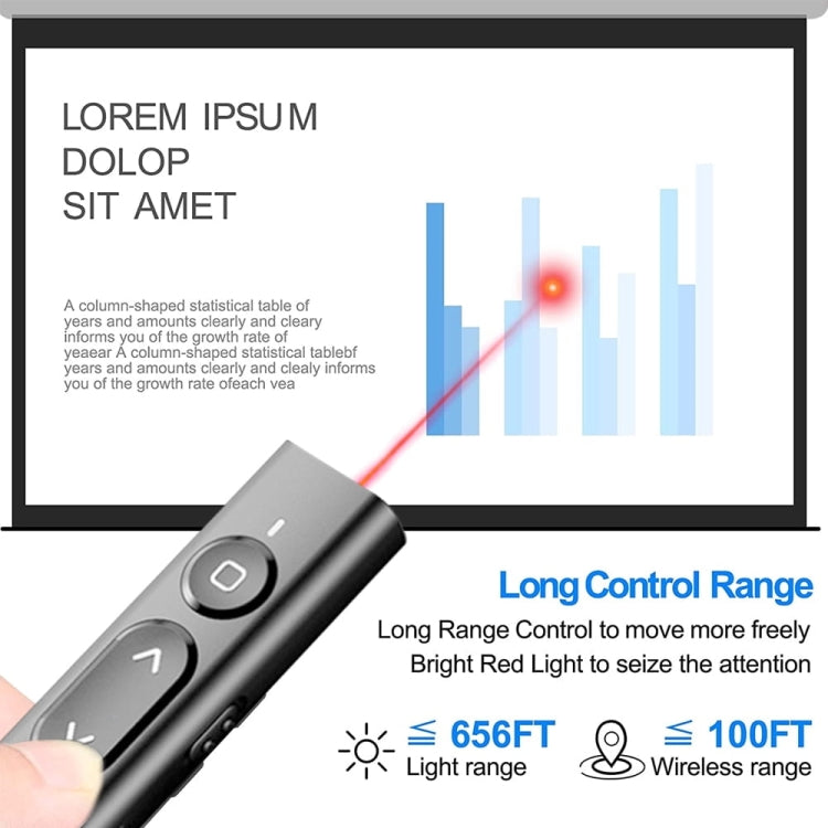 B2 2.4GHz Dual-Mode Conference PPT Wireless Page Turning Pen Multimedia Infrared Laser Pointer, B2 (White), B2 (Pink)