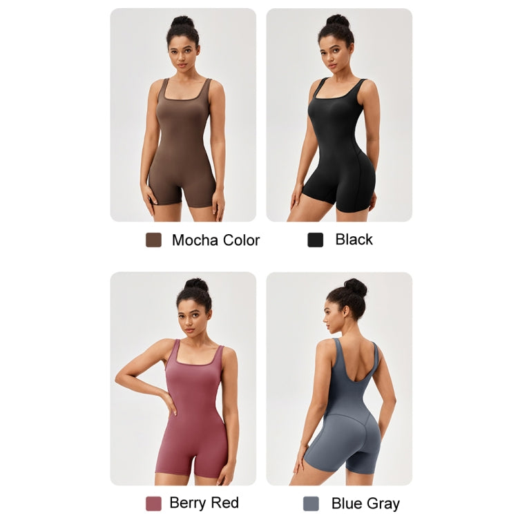 Sports Tight Hip-Lifting Yoga Bodysuit With Chest Pad, S, M, L, XL, XXL