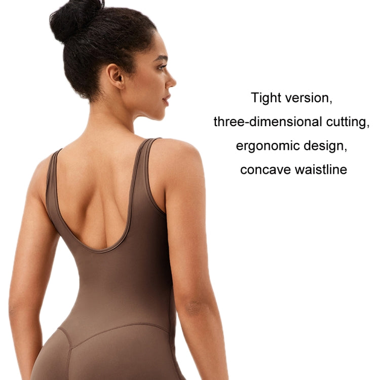 Sports Tight Hip-Lifting Yoga Bodysuit With Chest Pad, S, M, L, XL, XXL