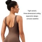 Sports Tight Hip-Lifting Yoga Bodysuit With Chest Pad, S, M, L, XL, XXL