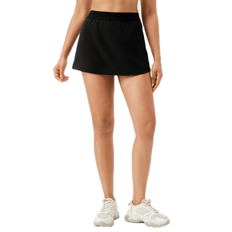 Women Sports Fake Two-Piece Quick-Drying Breathable Fitness Yoga Skirt Pants, S, M, L, XL, XXL