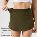 Women Sports Fake Two-Piece Quick-Drying Breathable Fitness Yoga Skirt Pants, S, M, L, XL, XXL