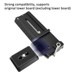 For DJI RSC 2 / RS 2 / RS 3 Stabilizer Upper Quick Release Plate 50x38mm, 50x38mm